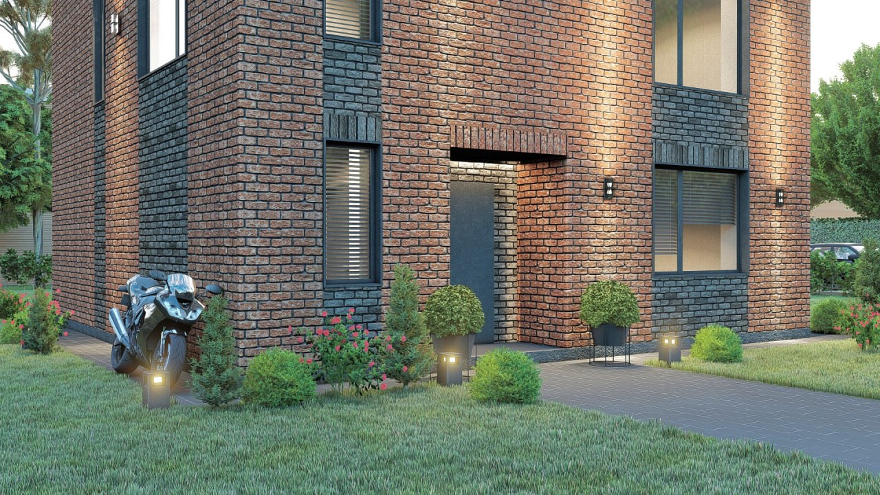 Проект дома из кирпича Евгения Проект дома из кирпича Евгения