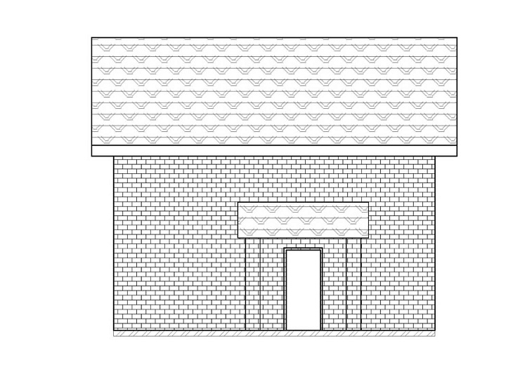 Проект дома из кирпича Вероника 