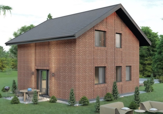Проект дома из кирпича Вероника 