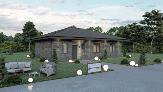 Проект дома из кирпича Камилпа