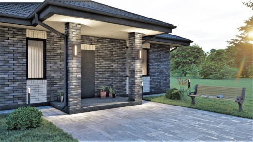 Проект дома из кирпича Валентина