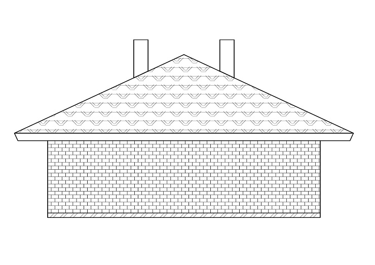 Проект дома из кирпича Камилпа
