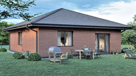 Проект дома из кирпича Валентина