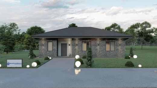 Проект дома из кирпича Камилпа