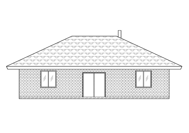 Проект дома из кирпича Камилпа