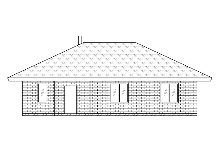 Проект дома из кирпича Камилпа