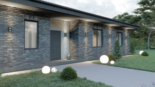 Проект дома из кирпича Камилпа