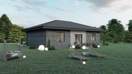 Проект дома из кирпича Камилпа